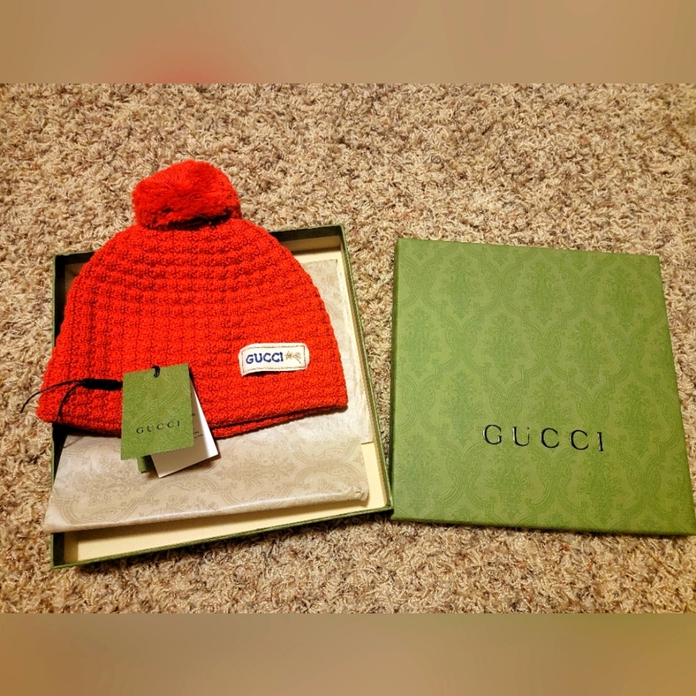 Gucci youth beanie hat